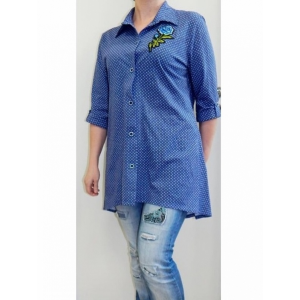 Женская блузка El Fa Mei синяя