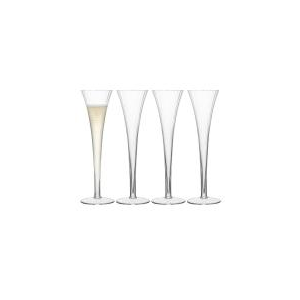 Набор из 4 бокалов-флейт для шампанского LSA International Aurelia 200 мл