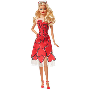 Коллекционная кукла в в красном платье Barbie