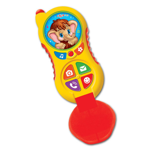 Развивающая игрушка "Алло-алло" Телефончик Мамонтенка Азбукварик