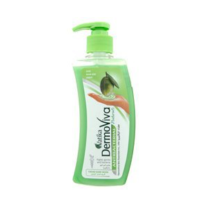 Антибактериальное крем-мыло для рук, Dabur Vatika DermoViva cream hand wash Naturals Antibacterial