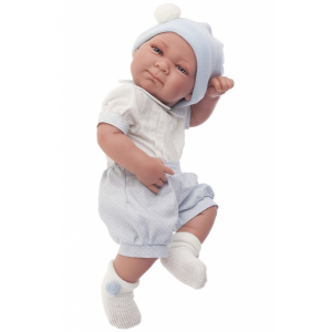 Munecas Antonio Juan Кукла-младенец Оли в голубом 42 см