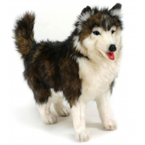 Игрушка мягкая Hansa Собака породы Сибирский Хаски 40 см