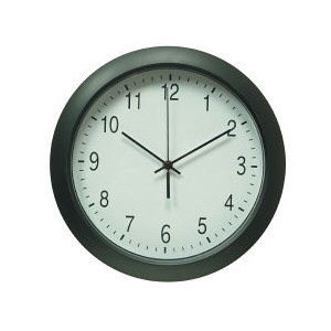Бюрократ Часы настенные R02P, круглые, черный, d30.5 см, плавный ход