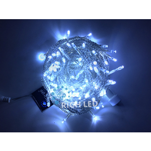 Rich LED Светодиодная гирлянда Нить 10 м, 220В, соединяемая, постоянного свечения, провод, белая RL-S10C-220V-T/W
