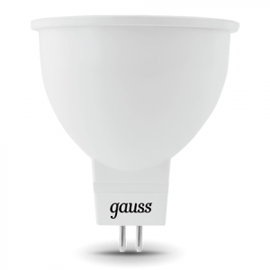 Лампа светодиодная Gauss 101505205-D MR16 5W GU5.3 4100K диммируемая