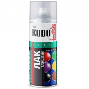 Лак акриловый Kudo KU-9002 аэрозольный бесцветный