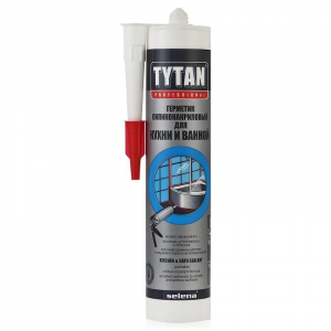 Герметик силиконакриловый Tytan Professional для кухни и ванной прозрачный