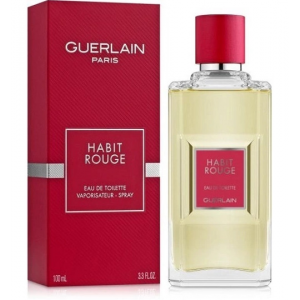  Guerlain Habit Rouge - Туалетная вода 100 мл с доставкой – оригинальный парфюм Герлен Хабит Руж