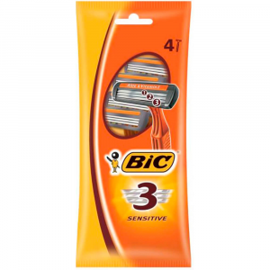 Станок Bic-3 4шт одноразовый для чувствительной кожи BiC