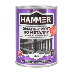Грунт-эмаль по металлу HAMMER