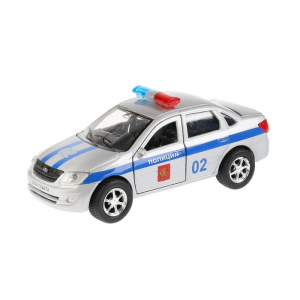 Технопарк Машина металлическая Lada Granta Полиция 12 см