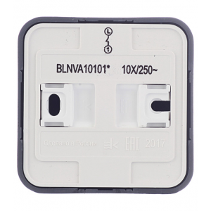 Выключатель Schneider Electric Blanca BLNVA101016 одноклавишный открытая установка антрацит