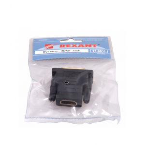 Переходник Rexant 17-6811, DVI вилка HDMI розетка