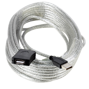 Кабель-адаптер Aopen USB 2.0-repeater, удлинительный активный Am Af, 20 м (ACU823-20M)