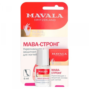 Основа укрепляющая и защитная для ногтей Мава-Стронг MAVALA Mava-Strong carded