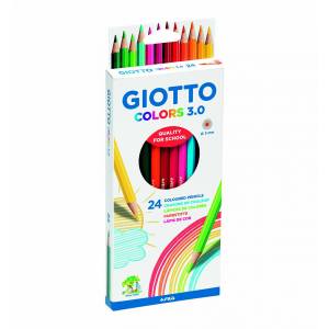 Карандаши цветные Giotto Colors 24 цвета, FILA