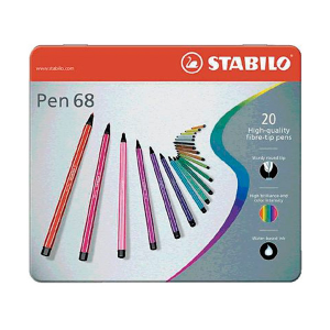 Набор фломастеров "Stabilo Pen", 20 цветов. 6820-6