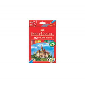 Цветные карандаши Eco Замок, с точилкой, 36 цветов Faber-Castell 120136