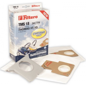 Пылесборники FILTERO TMS 18 (2+1), пятислойные, 2 шт., для пылесосов THOMAS