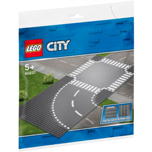 Конструктор LEGO City Supplementary 60237 Поворот и перекрёсток