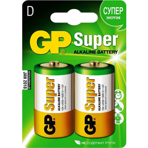 Батарея GP Super Alkaline 13A LR20 D (.уп.)