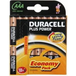 Батарейки Duracell LR03-18BL Basic AAA