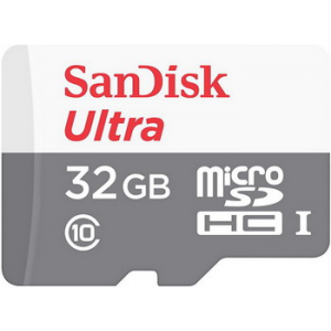 Карта памяти Sandisk 32 GB microSDHC Class 10 Ultra 80 MB/s SDSQUNS-032 G-GN3MN