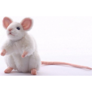 Мягкая игрушка "Белая мышь" Hansa 5323 16 см