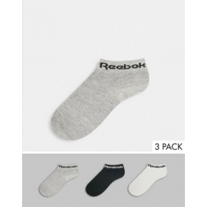 Женские носки, 3 пары REEBOK черные белые серые