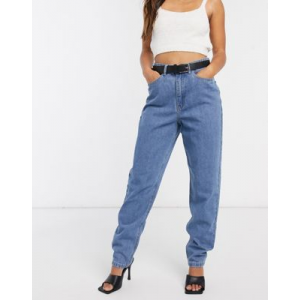 Женские джинсы в винтажном стиле Missguided Синие