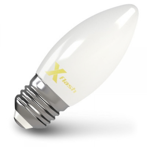 Филаментная светодиодная лампа X-flash XF-E27-FLM-C35-4W-2700K-230V (арт.48519)
