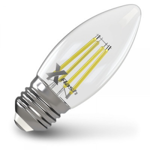 Филаментная светодиодная лампа X-flash XF-E27-FL-C35-4W-2700K-230V (арт.48861)