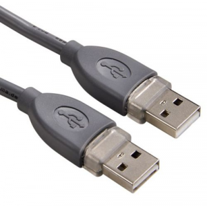 Кабель USB 2.0 A (m) USB A (m) 1зв, 1.8 м (Hama H-39664), переходник