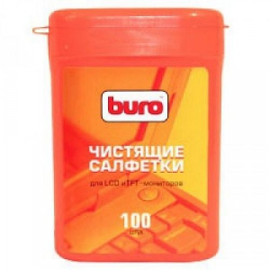 Чистящая принадлежность для ноутбука BURO салфетки влажные BU-tft (100 шт)