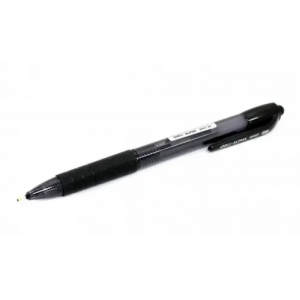 Index Ручка шариковая "Alpha", прозрачный корпус, 0,7 мм, черная