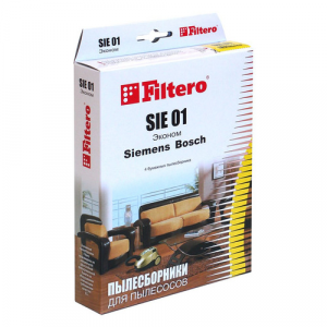 Пылесборники Filtero SIE 01 Эконом, бумажные (4 штуки)