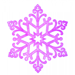 NEON-NIGHT Елочная фигура "Снежинка"Снегурочка", 82 см, фиолетовый