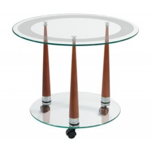 Стеклянный кофейный столик Мебелик Квартет-13