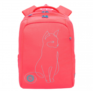 Рюкзак школьный Grizzly, розовый