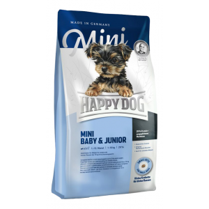 Корм сухой Happy Dog "Mini Baby&Junior" для щенков мелких пород