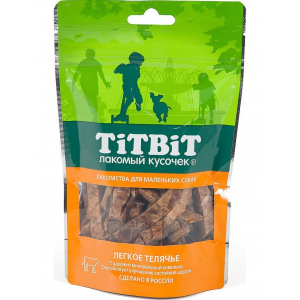 Лакомство для собак TiTBiT, легкое телячье для мелких пород, 50г
