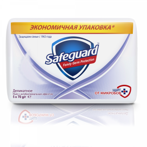 Мыло Safeguard антибактериальное "Деликатное"