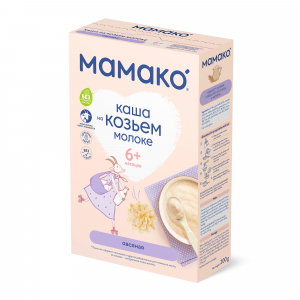 Каша МАМАКО ' Молочная овсяная на козьем молоке (с 6 месяцев)