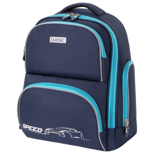 Рюкзак BRAUBERG CLASSIC цвет синий 37х32х21 см., 270088