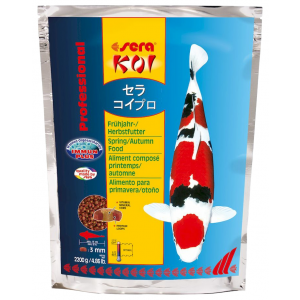 Корм для рыб Sera KOI Professional, весна/осень, шарики, 2,2 кг