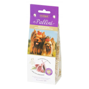 Лакомство для собак Titbit Печенье Pallini с ягненком