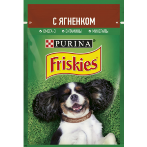 Корм для собак Friskies с ягненком в подливе Nestle