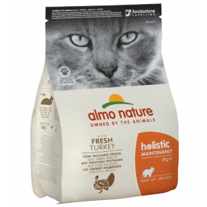 Almo Nature Holistic сухой корм для кошек с индейкой