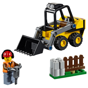 Конструктор LEGO CITY Great Vehicles Строительный погрузчик (60219)